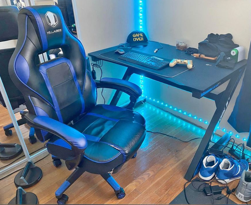 Gaming desk and chair
